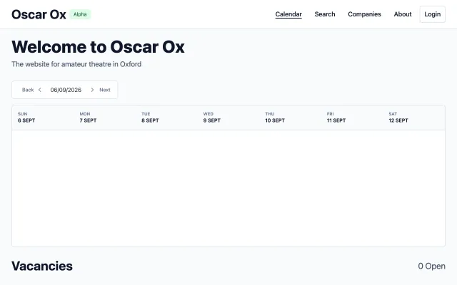 The Oscar Ox home page